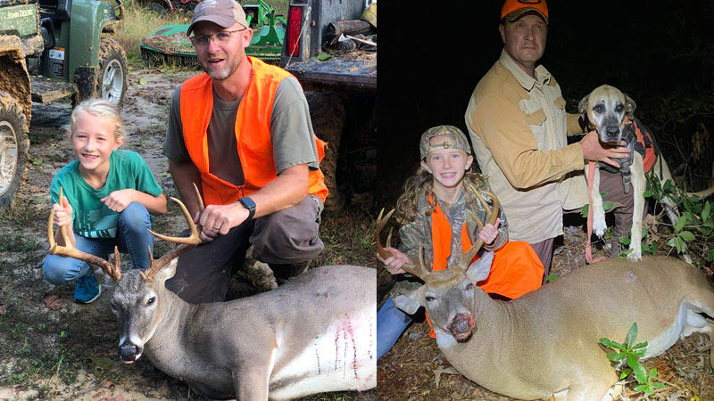 Twin girls get matching 10 pointers
