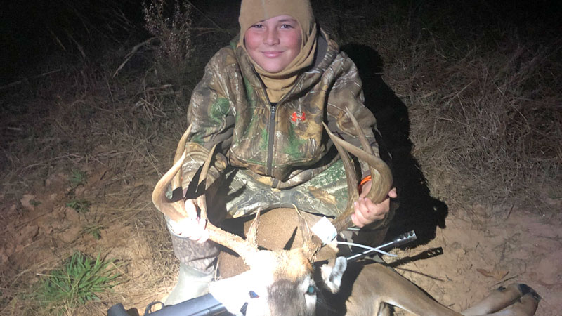 Kolton Jones, 11, killed this big 9-point in Washington Parish on Nov. 3, 2020 on a hunt with his father, Justin Jones.