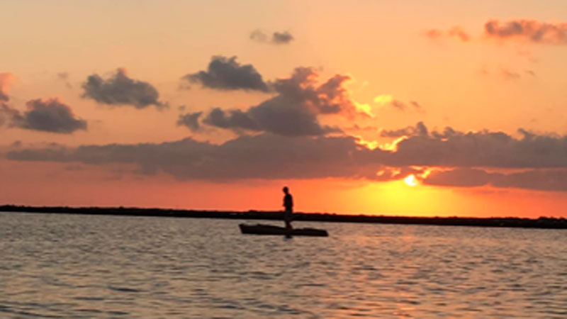 Grand Isle at sunset