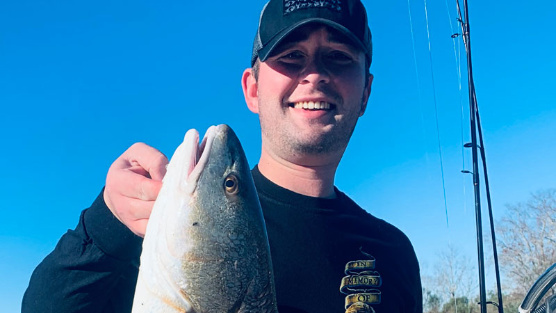 Lake De Cade redfish