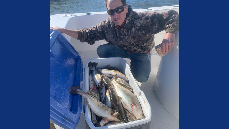 Three-man team slays trout at Slidell Trestles