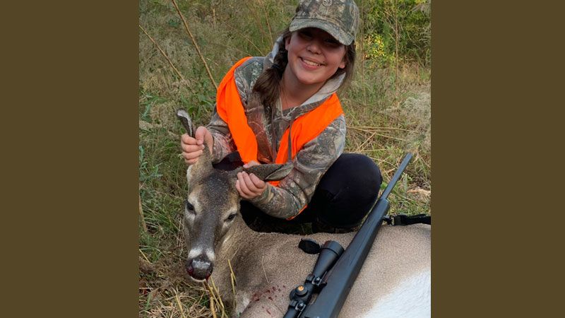 Rachel's first deer