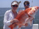These two anglers are happy with this whopper snapper, caught of the Louisiana coast with Capt. Brett Ryan.
