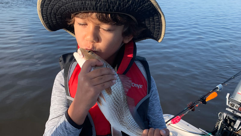 Luke's first redfish