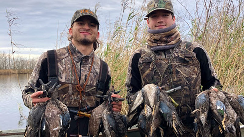 Pecan Island teal hunt