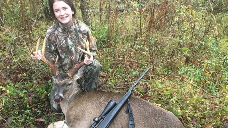 Ava's first deer