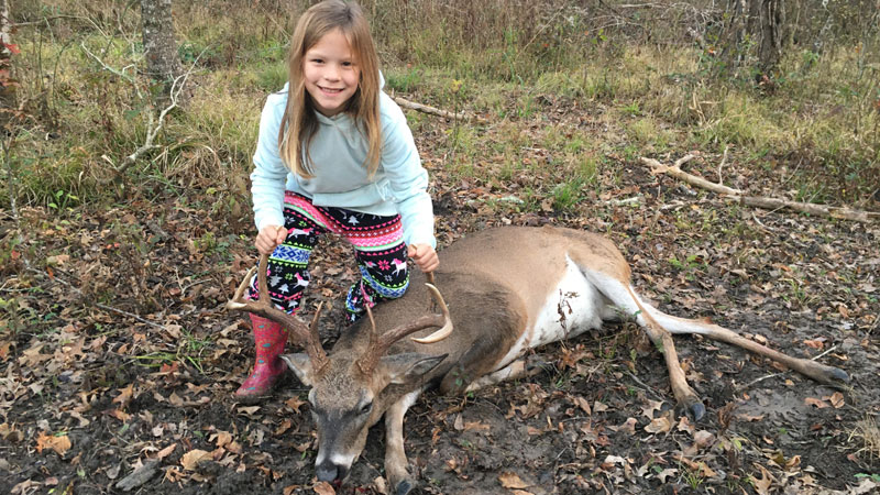 Juliet takes down first deer