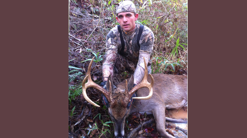 Chilly January morning produces buck