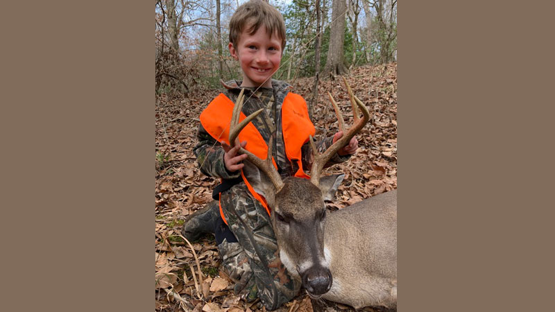 Conner Caldwell gets his first buck