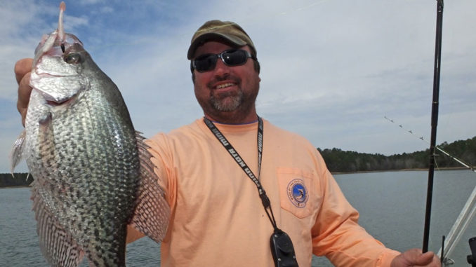 Threading a minnow on a jighead behind a soft-plastic bait gives your offering increased bulk and some flavor. (Photo by Terry Madewell)