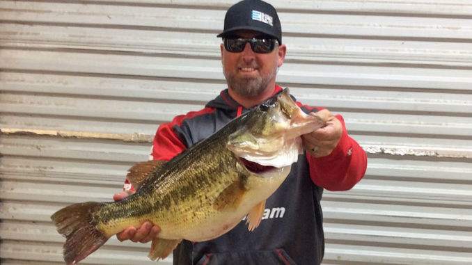Bart Blakelock’s 10.61-pound Toledo Bend bass hit a small crankbait on March 12.