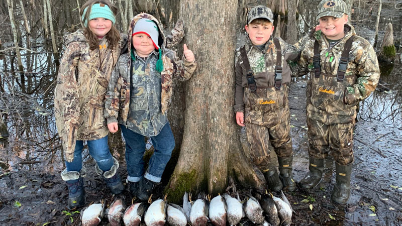 Kid's duck hunt