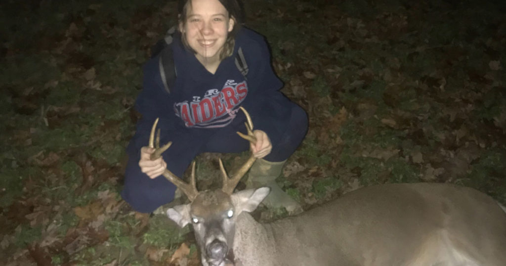 Malaina's first deer
