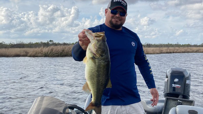 Korey's personal best bass