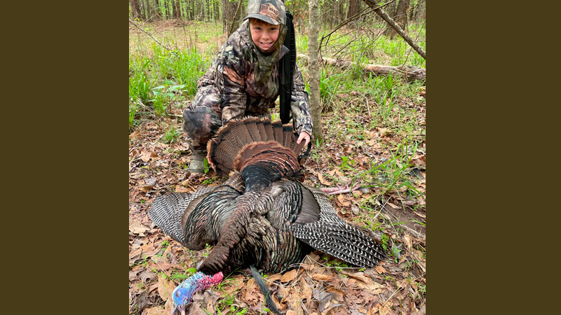 Grady's first turkey