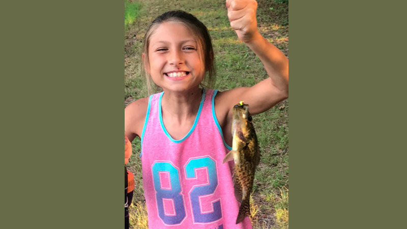 Sac-a-lait produces big smile