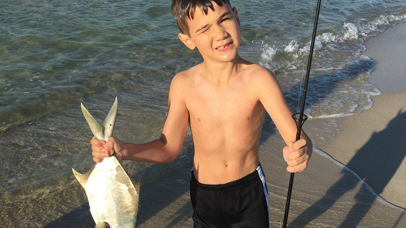 Liam's first pompano