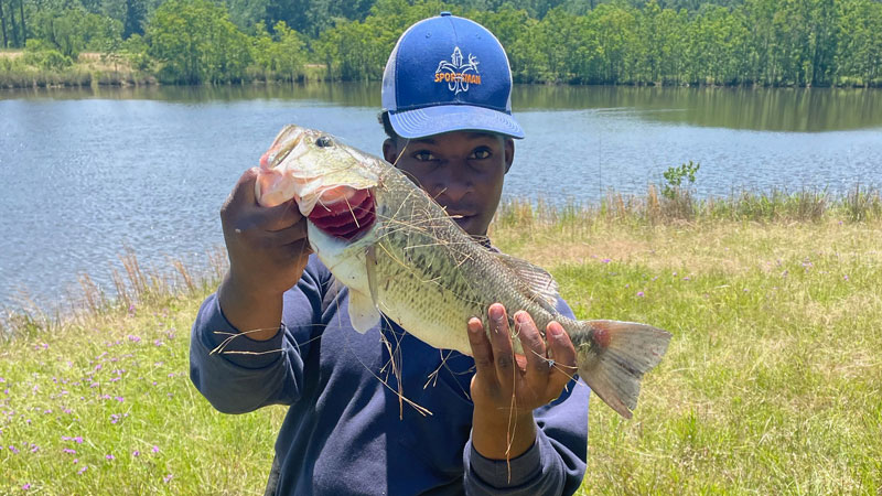 Lorenzo and his two bass