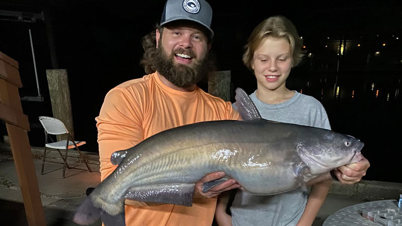 Personal best blue catfish