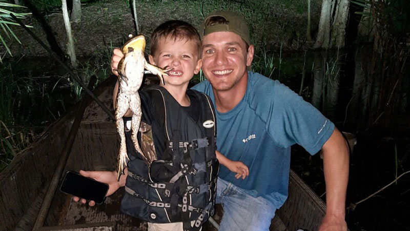 Iberville Parish frogging