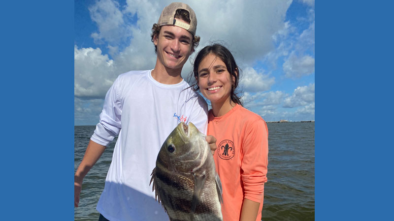 Lauren's Grand Isle sheepshead