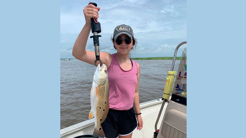Morgan's Vermilion Bay redfish