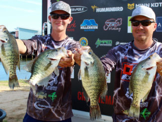 The Palmers with four fish from their final day that led them to victory.