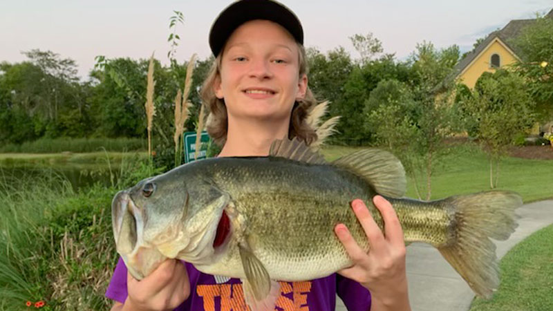 Neighborhood pond lunker