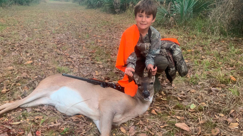 Cam Taylor's first deer