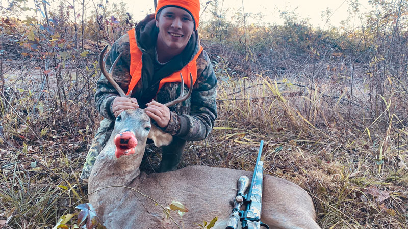 Jared's first buck