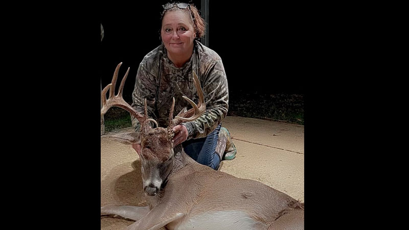 Barbara Butler's 13-point buck