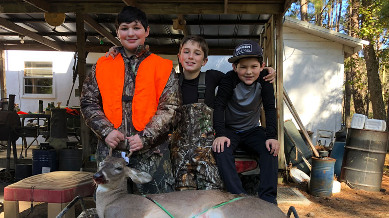 Owen's first deer