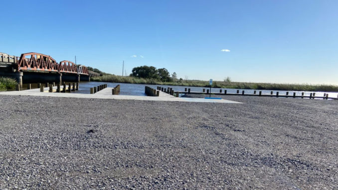 Pearl River WMA Middle River Boat Launch. (Photo courtesy LDWF)