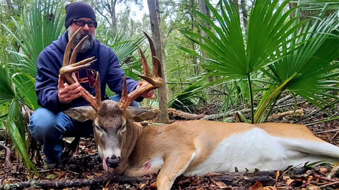 On Nov. 3, Richard Hennigan, who hunts in Concordia Parish, harvested this giant 11-point buck.