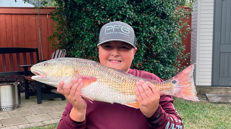 Draden's Lake Decade redfish