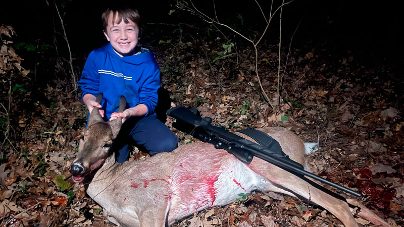Lane Maxwell's first deer