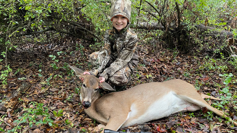 Miah's first deer