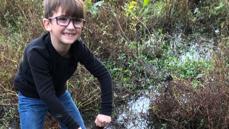 Evan's first deer