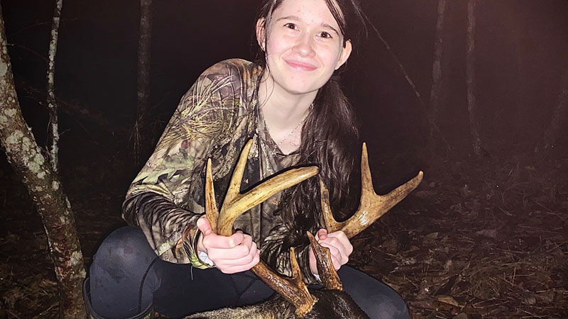 Tenley's 8-point buck