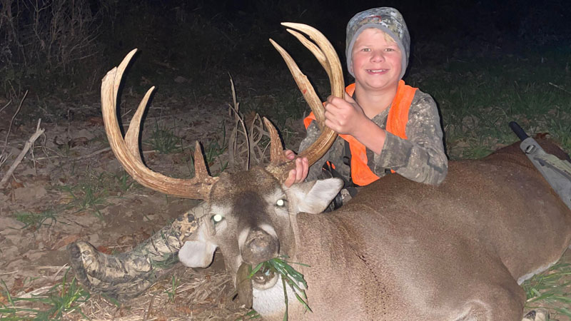 Matthew's trophy buck