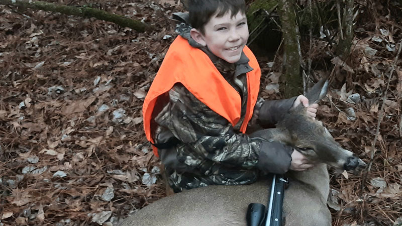 Brody LeBlanc's first deer