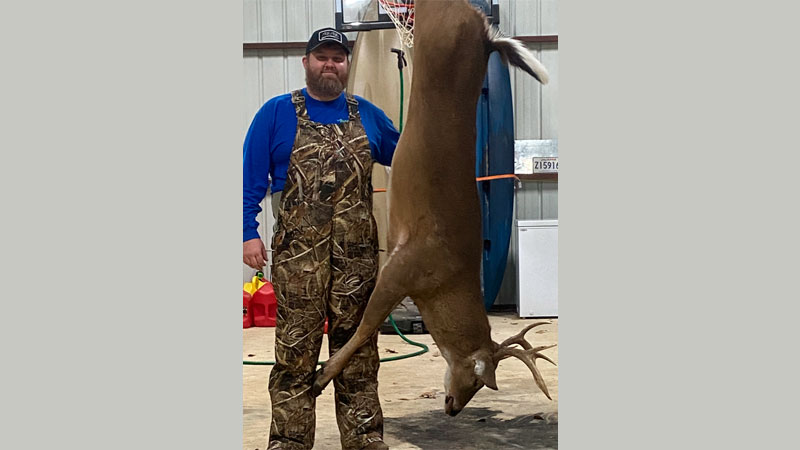 James gets 7-point buck