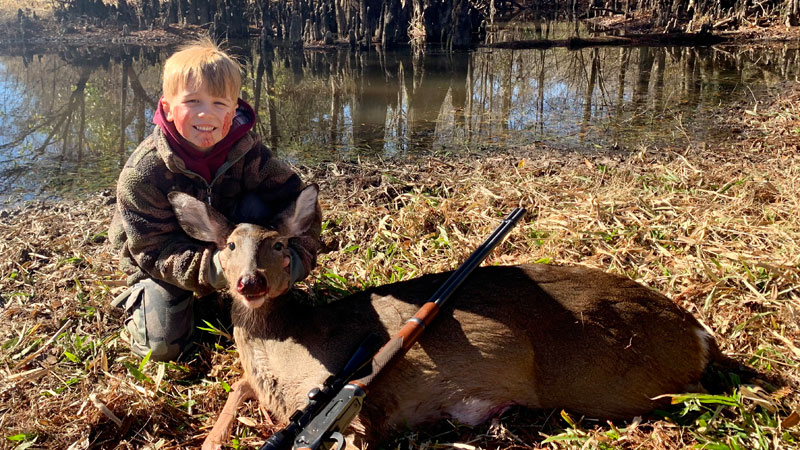 First deer in Webster Parish