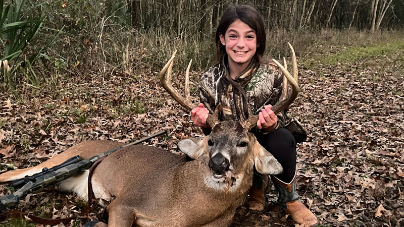St. Landry Parish buck for Rhylinn