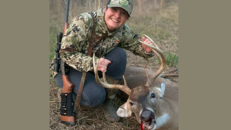 Kim Cole's first deer