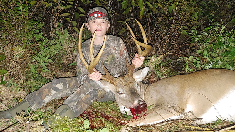 Bryce's big Halloween buck