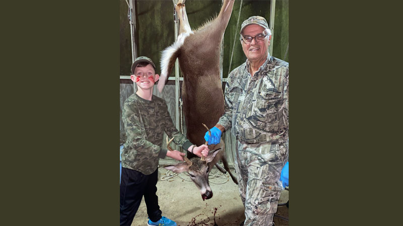 Blaze's first deer