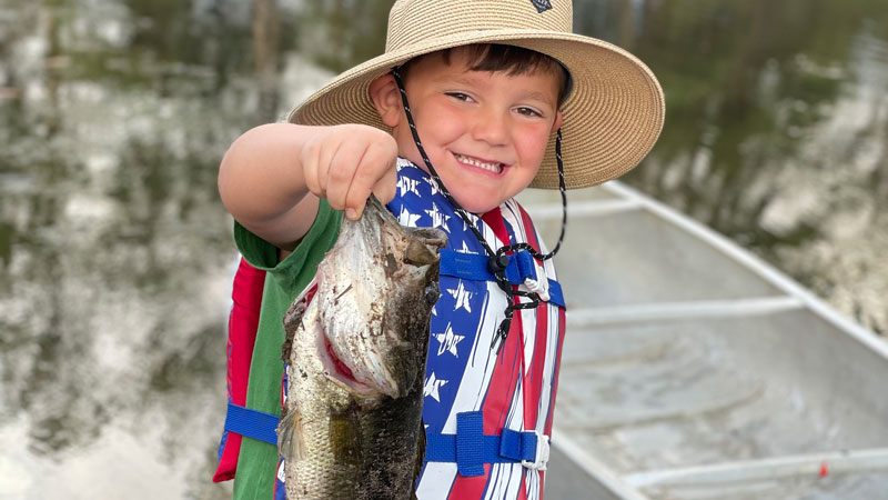 Tucker's first solo bass