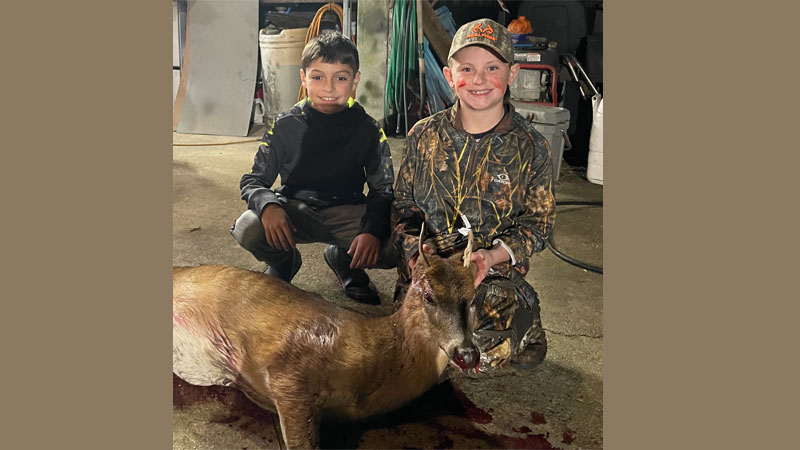 Drake Duet's first deer
