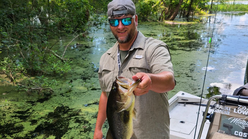 Casey Gary of Scott fishes at least four times a week. His favorite fish to catch is sac-a-lait.